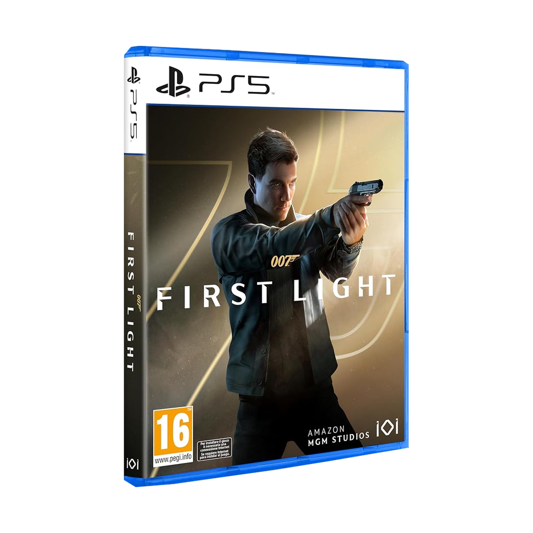 007 First Light - PS5 — angled case