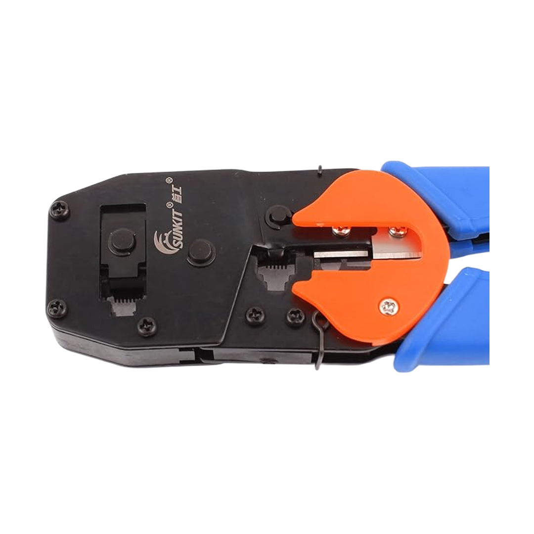 SUNKIT Modular Crimping Tool - RJ45, RJ11 and 4P4C — 079 network 03