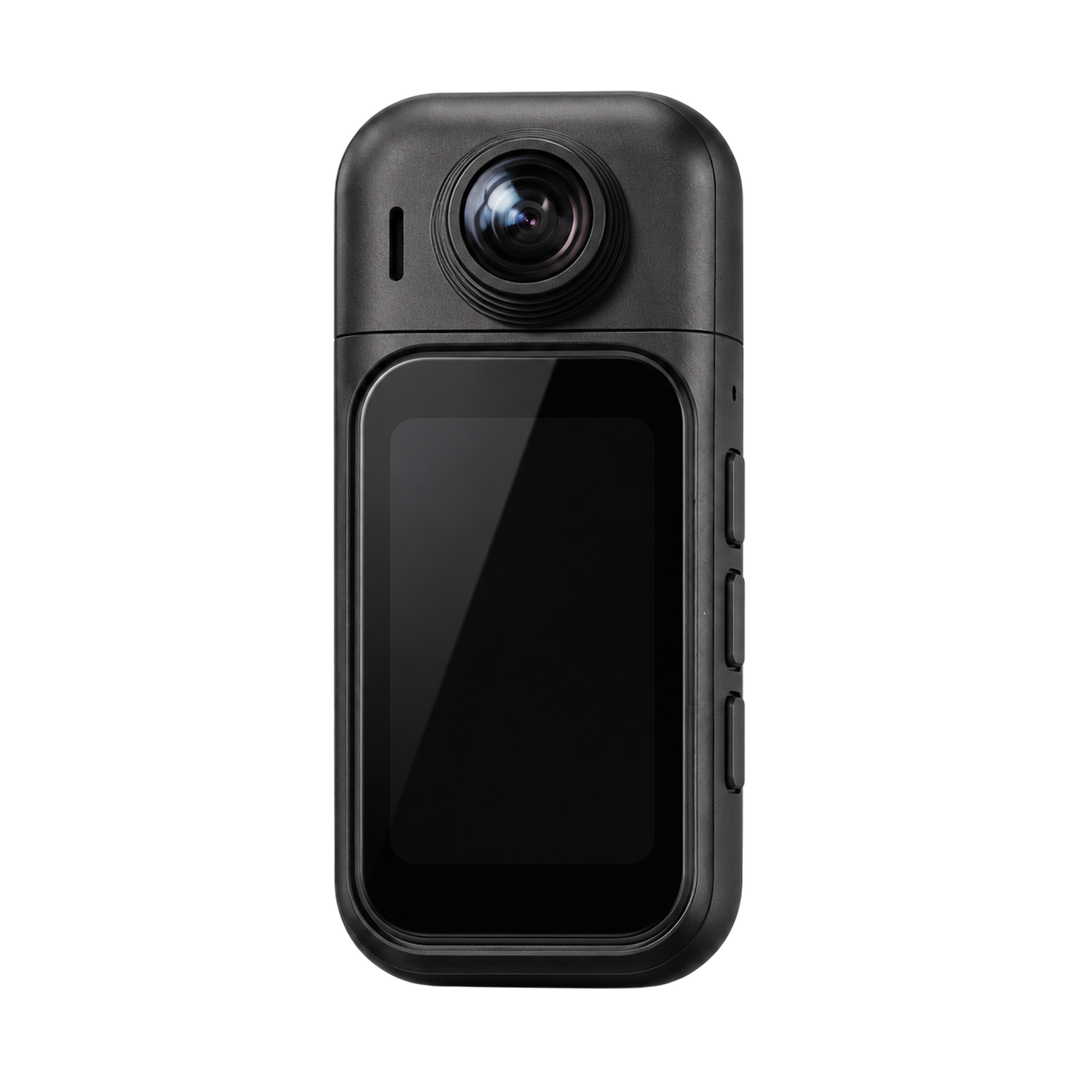 1080p Wi-Fi Thumb Camera with Touch Screen - Black — 01