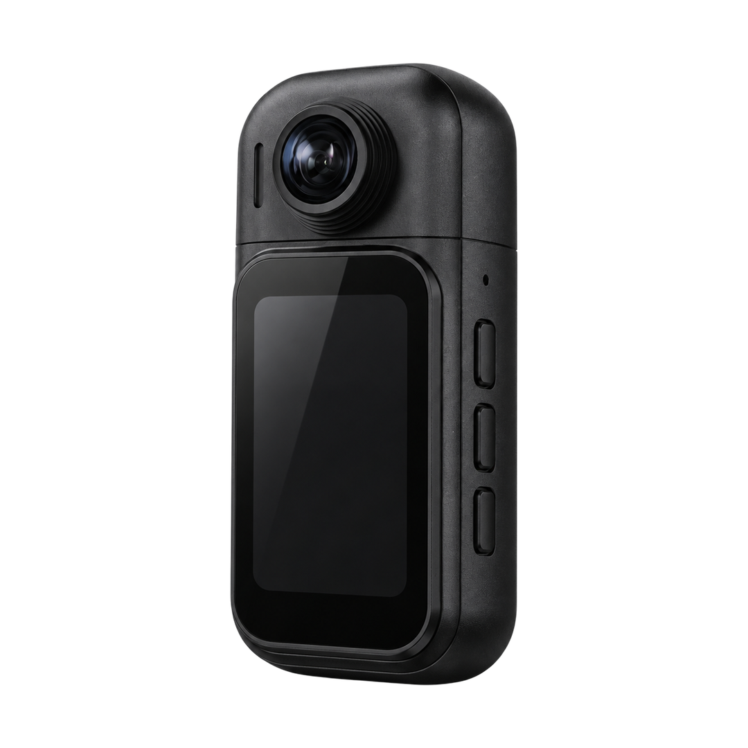 1080p Wi-Fi Thumb Camera with Touch Screen - Black — 03