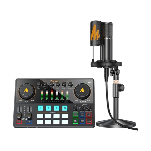 MAONO MaonoCaster E2 Podcast Mixer and Mic Bundle — 114 single 04