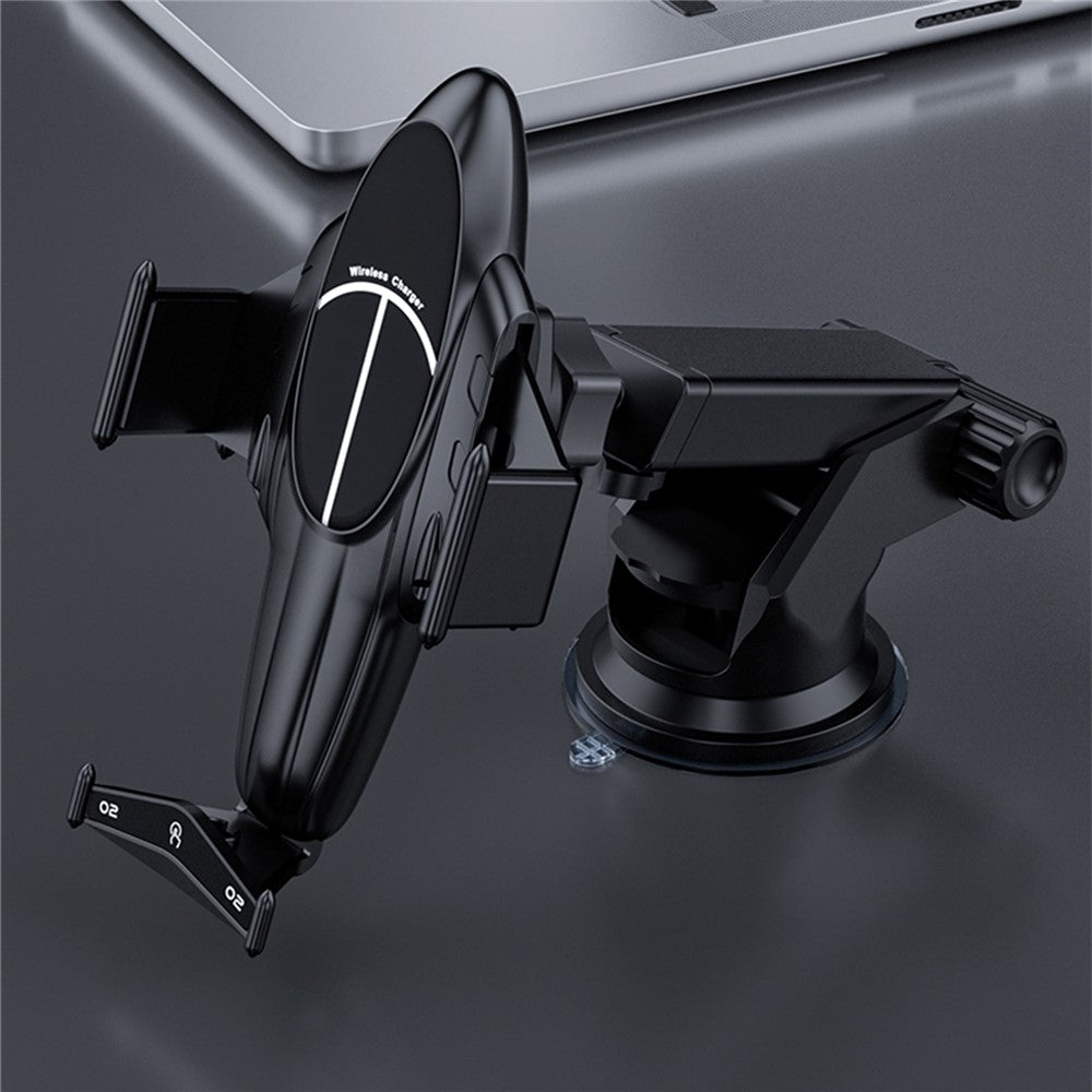 15W Wireless Charging Car Phone Holder — 04