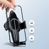 15W Wireless Charging Car Phone Holder — 05