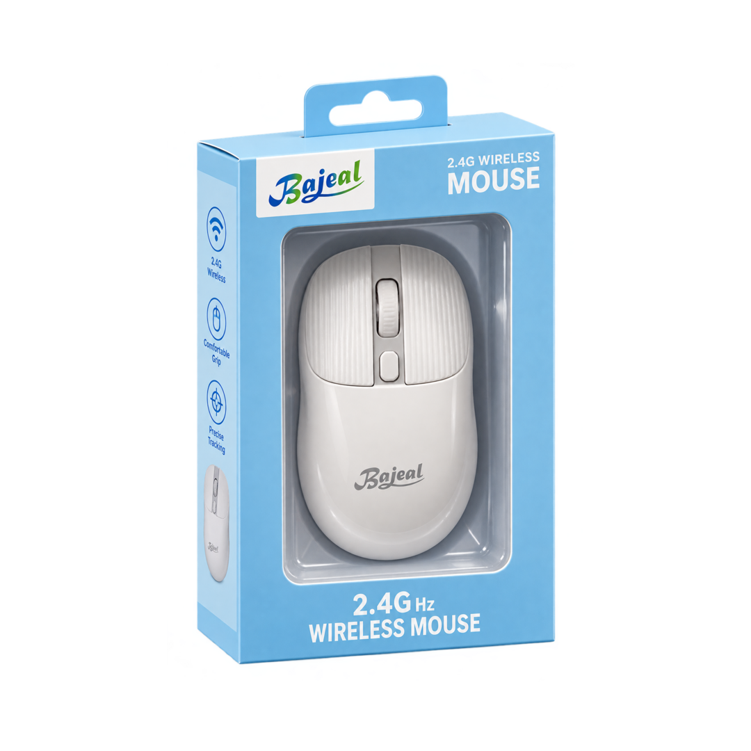 BAJEAL M100 2.4GHz Wireless Mouse - White — 03