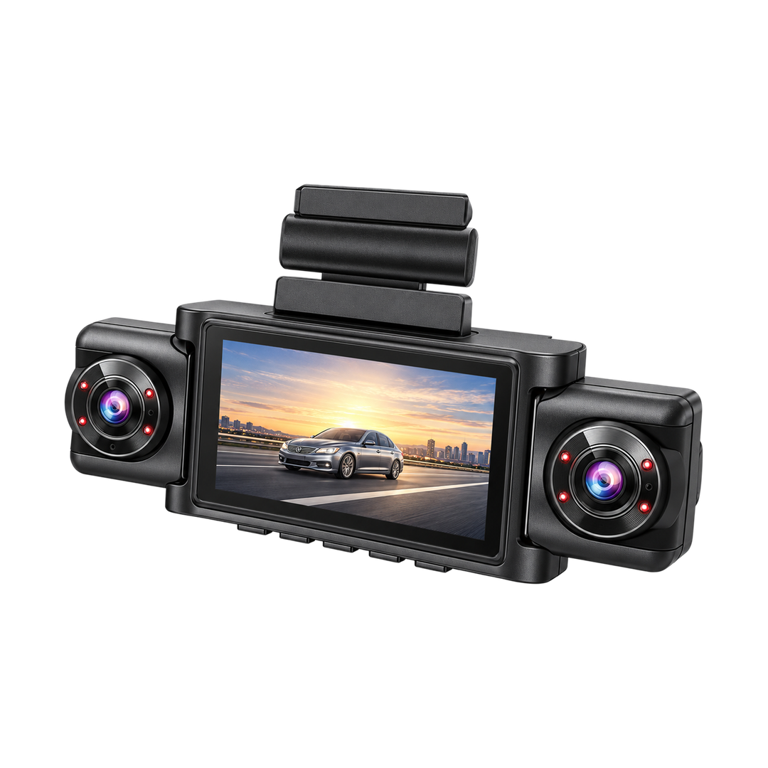 4-Channel 1080p Wi-Fi Dash Cam with 3-inch Screen — 02