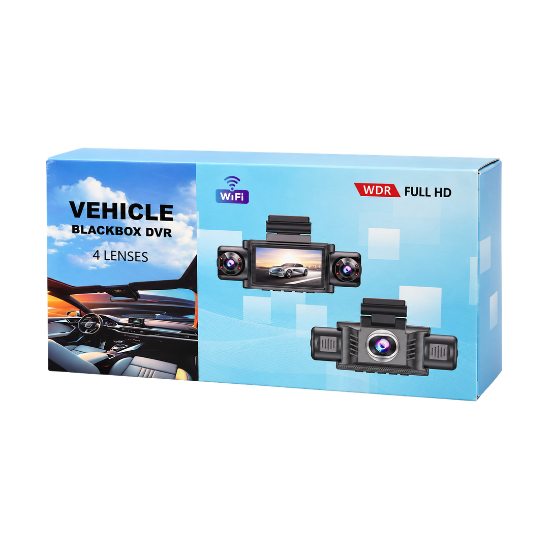 4-Channel 1080p Wi-Fi Dash Cam with 3-inch Screen — 04