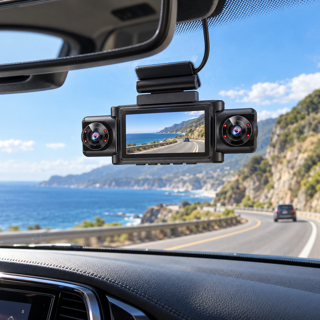 4-Channel 1080p Wi-Fi Dash Cam with 3-inch Screen — 05