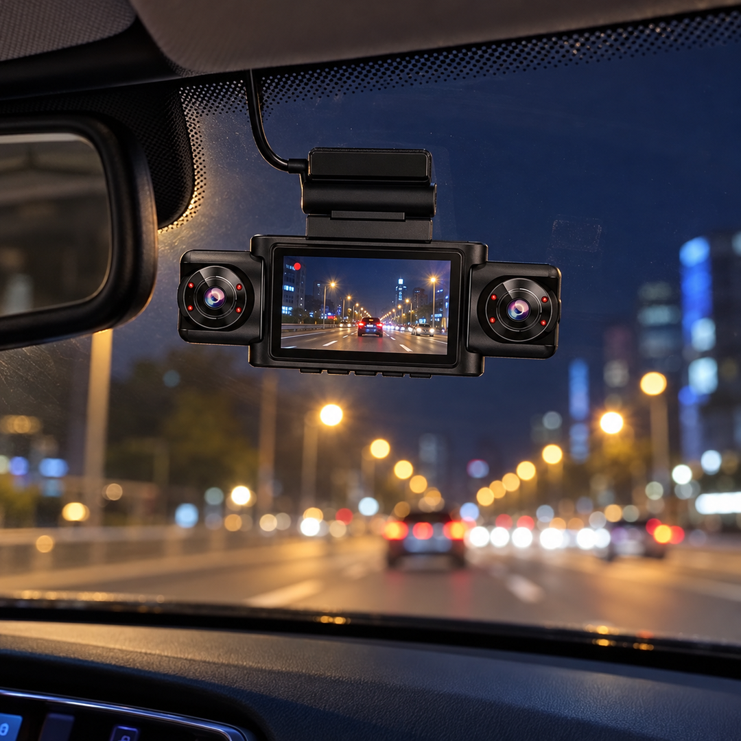 4-Channel 1080p Wi-Fi Dash Cam with 3-inch Screen — 07