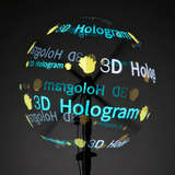 43cm 3D Hologram Fan Display with 2m Stand and Remote — led butterfly display