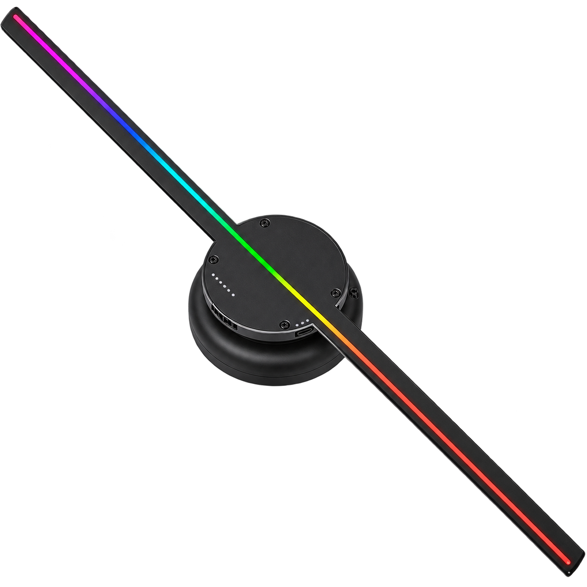 43cm 3D Hologram Fan Display with 2m Stand and Remote — led transparent product view