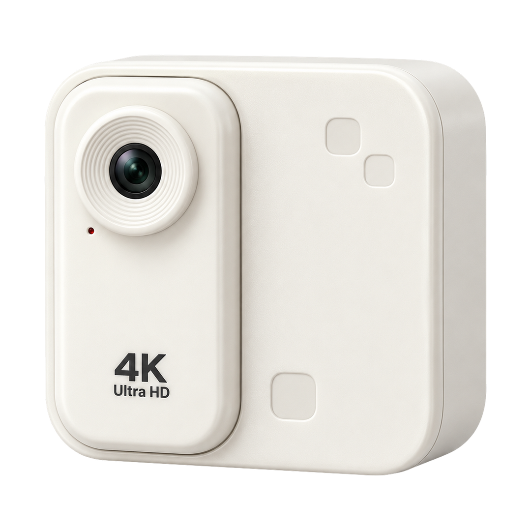 4K Wi-Fi Action Camera with 1.47-inch Screen - White — 02