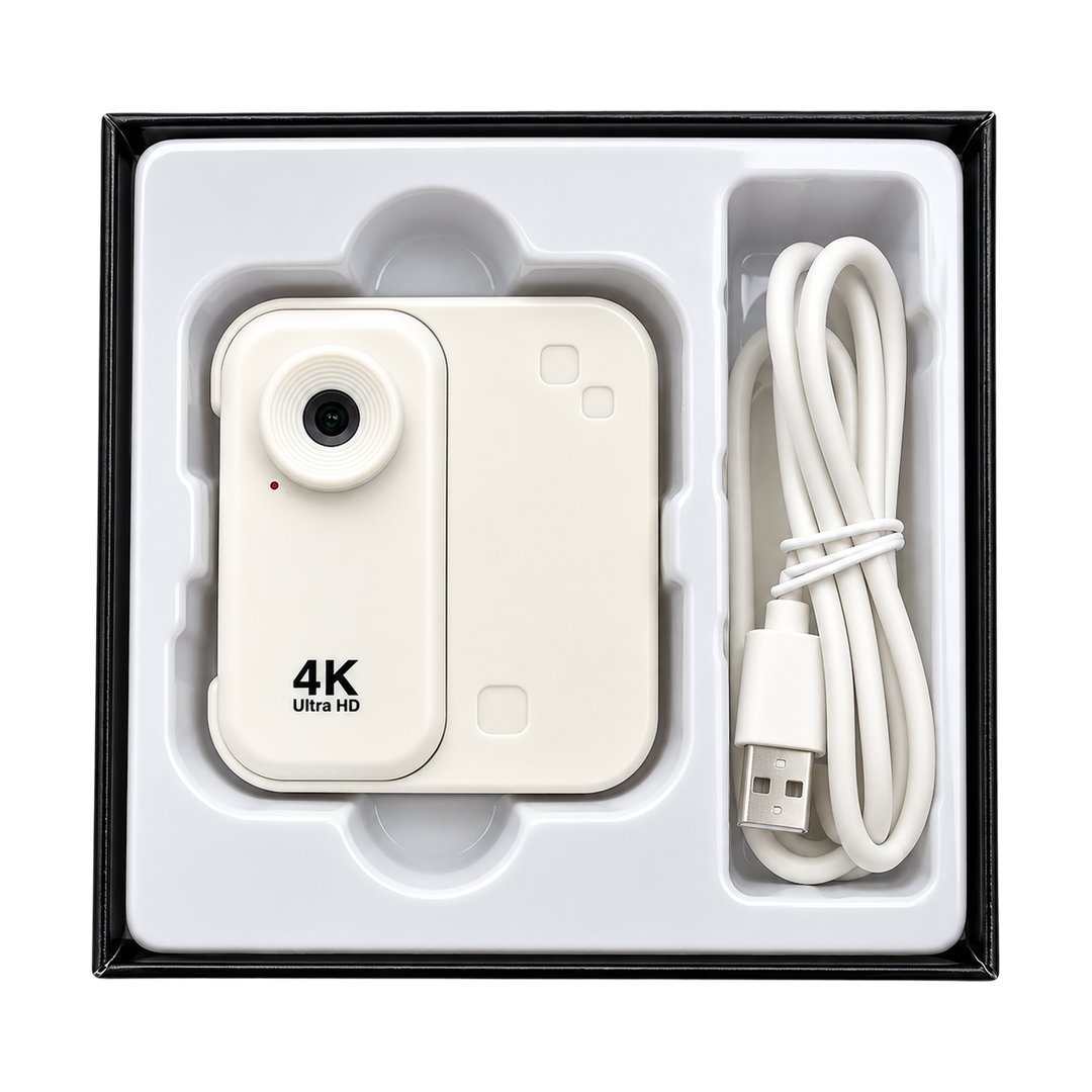 4K Wi-Fi Action Camera with 1.47-inch Screen - White — 04