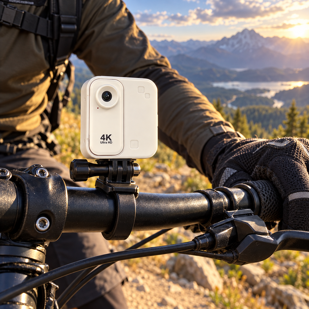 4K Wi-Fi Action Camera with 1.47-inch Screen - White — 07