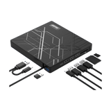 5-in-1 External DVD Drive with USB Hub — 02
