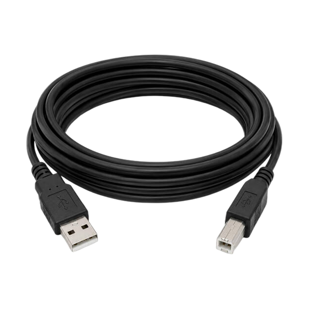 5m Black USB Printer Cable — 02