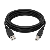 5m Black USB Printer Cable — 02