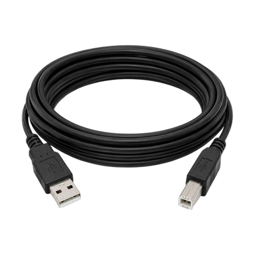 5m Black USB Printer Cable — 02