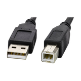 5m Black USB Printer Cable — 03