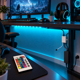 5m RGB LED Strip Light with Remote and 12V Adapter — 01
