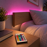 5m RGB LED Strip Light with Remote and 12V Adapter — 02