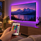 5m RGB LED Strip Light with Remote and 12V Adapter — 07