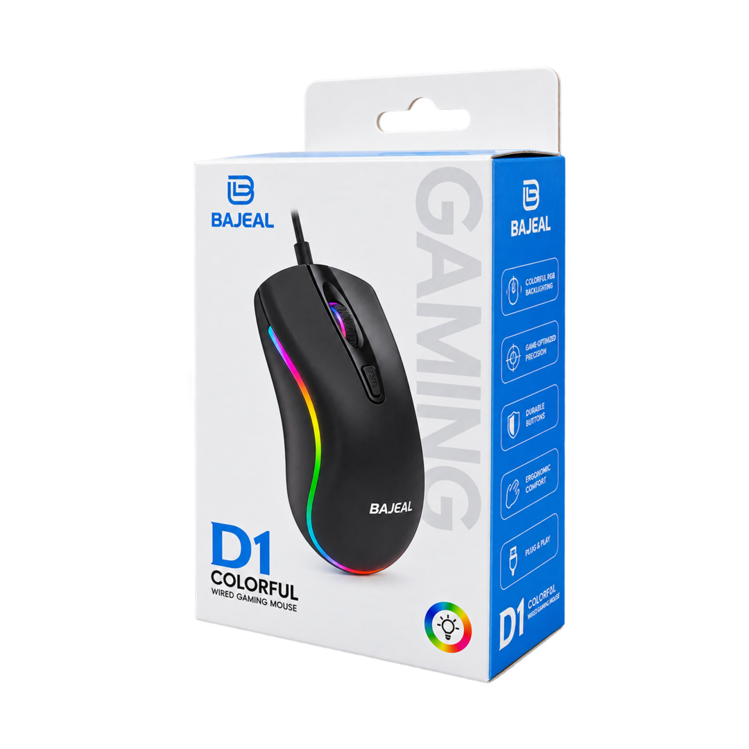 BAJEAL D1 Colorful Gaming Mouse — 04