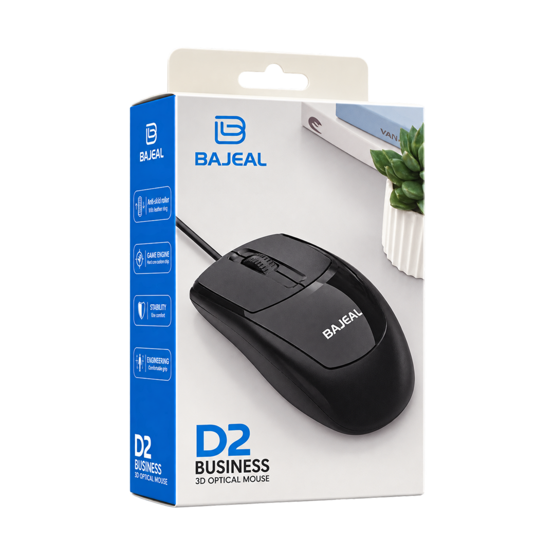 BAJEAL D2 Wired Optical Mouse — 05