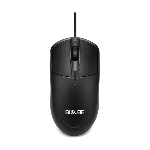 BIOJEE E100 Wired USB Optical Mouse — top