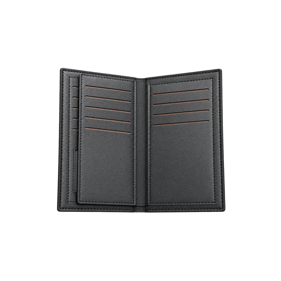 Travel Passport Wallet - Black — 01