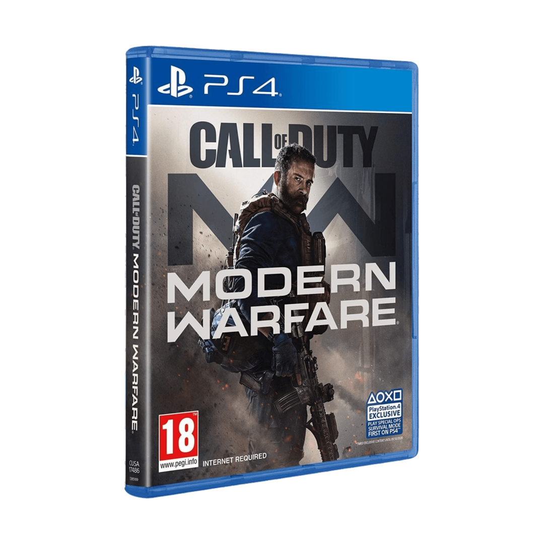 Call of Duty: Modern Warfare - PS4 — angled case