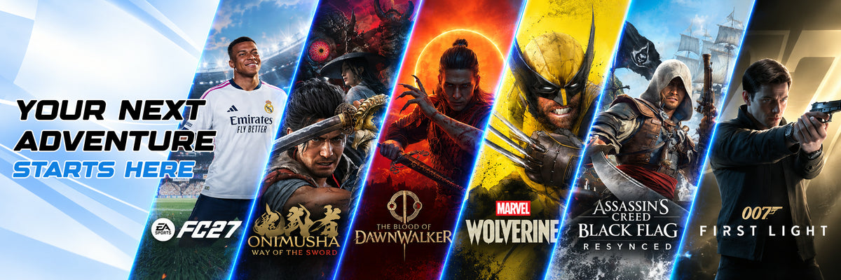 Your next adventure starts here: EA Sports FC 27, Onimusha: Way of the Sword, The Blood of Dawnwalker, Marvel's Wolverine, Assassin's Creed Black Flag Resynced and 007 First Light