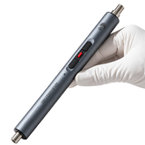 CreationSpace Electric Precision Screwdriver with Magnetic Bits — gray handheld angled
