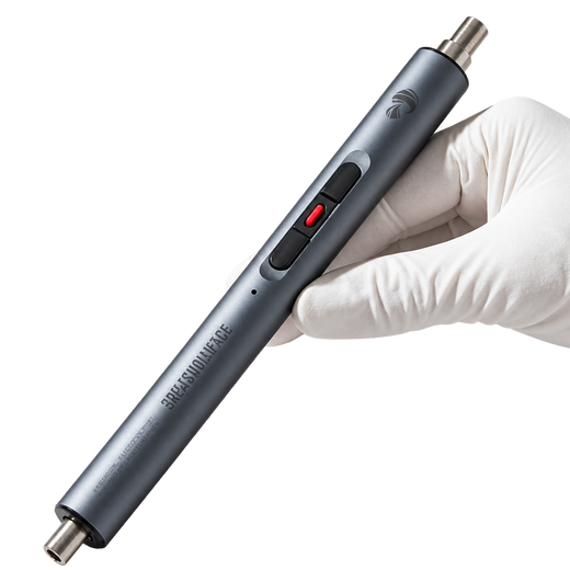 CreationSpace Electric Precision Screwdriver with Magnetic Bits — gray handheld angled