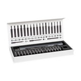 CreationSpace Electric Precision Screwdriver with Magnetic Bits — gray open bit set