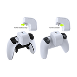 DOBE 1600mAh Battery Pack for PS5 DualSense and DualSense Edge — white controller compatibility