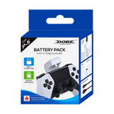 DOBE 1600mAh Battery Pack for PS5 DualSense and DualSense Edge — white packaging angled