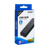 DOBE TP5-0576 4-Port USB Hub for PS5, PC and Laptop — black packaging