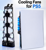 DOBE TP5-1523E Cooling Fan for Original PS5 (Fat) — dobe black with console