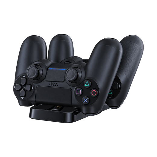 DOBE Dual Charging Dock for PS4 DualShock 4 Controllers — black with