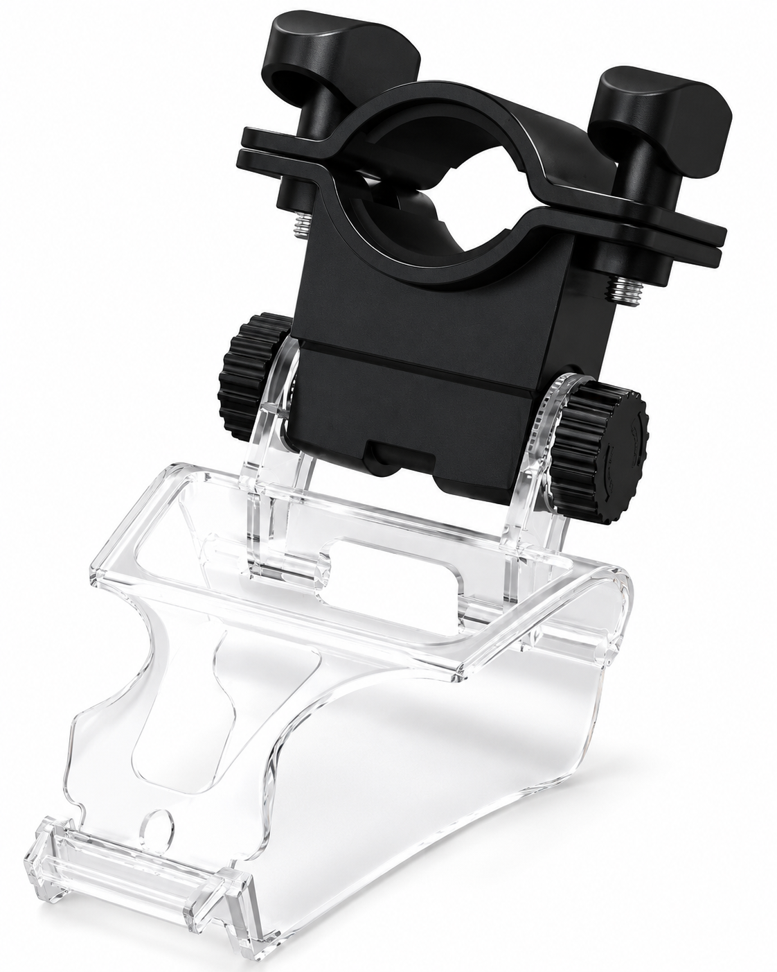 DOBE TP5-0573 Phone Clip and Holder for PS5 DualSense Controller — black in use 2