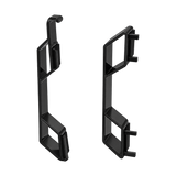 DOBE Horizontal Console Stand for PS5 Slim (Disc and Digital) — black pair