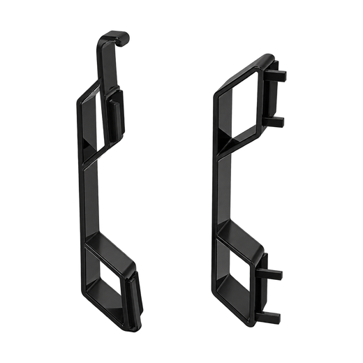 DOBE Horizontal Console Stand for PS5 Slim (Disc and Digital) — black pair