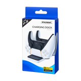 DOBE TP5-0591 Dual Charging Dock for PS5 Controllers - Black — black white packaging