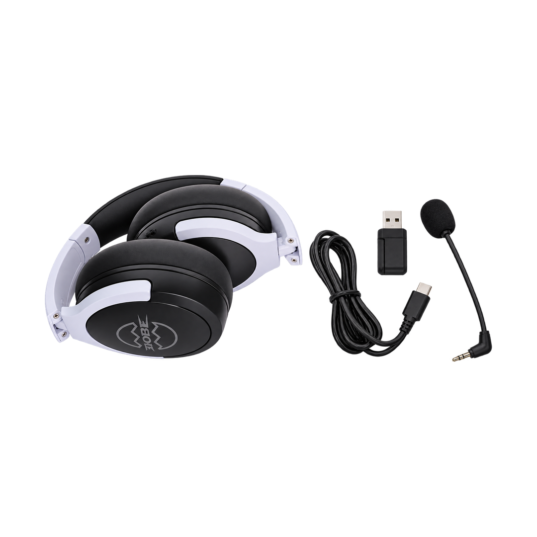 DOBE TP5-5515 Wireless Gaming Headset for PS5, PS4, Switch 2 & PC — tp5 5515 white accessories