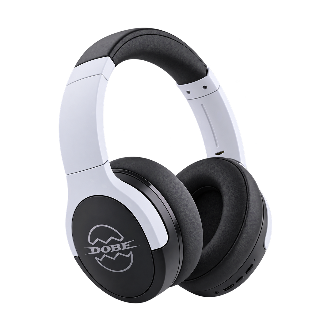 DOBE TP5-5515 Wireless Gaming Headset for PS5, PS4, Switch 2 & PC — tp5 5515 white front