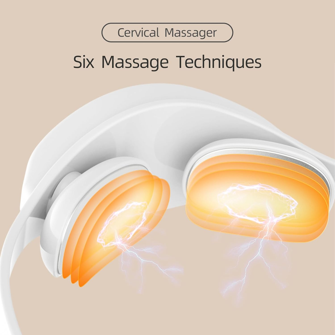 Electric Pulse Neck Massager - White — 04