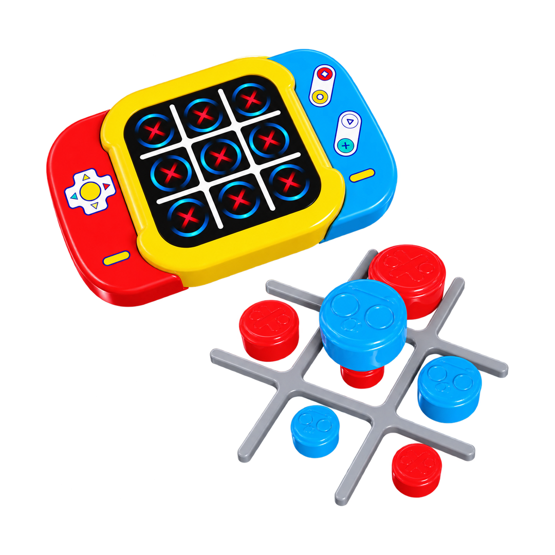 Electronic Tic-Tac-Toe 2-in-1 Handheld Game — handheld
