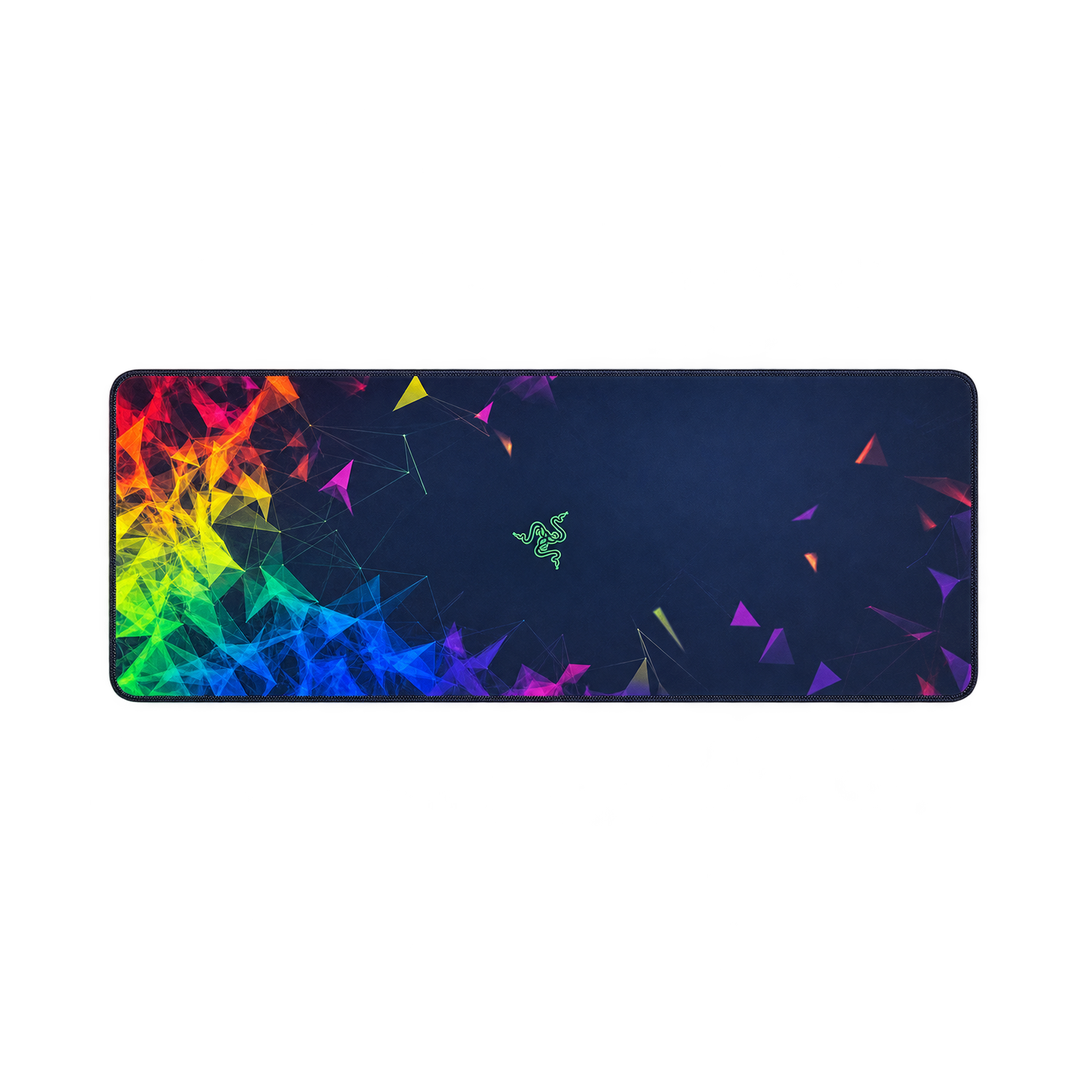 Extended Gaming Mouse Pad — rainbow edge 01