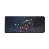 Extended Gaming Mouse Pad — red mechanical emblem 01
