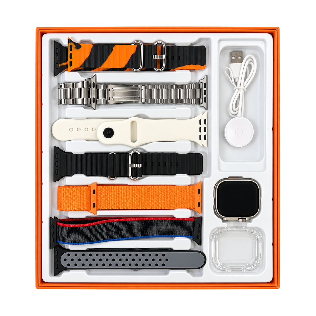 Fendior S100 Smart Watch Ultra 2 with 7 Straps - 49mm — 05